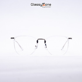 Gọng kính cận, Mắt kính giả cận kim loại Form vuông thời trang Nam Nữ Dilys - GlassyZone