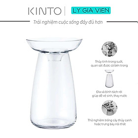 Lọ Thủy Tinh Cắm Hoa Kinto Aqua Culture Vase Small, dung tích 200 ml, đường kính 8 cm, cao 13 cm