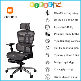 Mua Ghế Xoay Công Thái Học Cao Cấp XIAOMI HBADA HDNY189BM Lưng Kép Đệm 4D  Tựa Tay Điều Chỉnh 4D  Tựa Lưng Chỉnh 3 Cấp  Bác Sĩ Khuyên Dùng - Hàng Chính Hãng