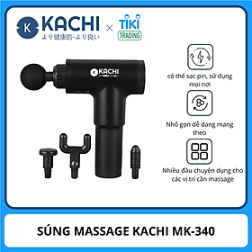 Máy massage trị liệu cầm tay không dây Kachi MK340 giảm đau nhức giảm căng cơ - Hỗ Trợ Mát Xa Chuyên Sâu, Giảm Đau Cơ, Cứng Khớp