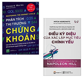 Hình ảnh Combo 2 cuốn sách Kĩ Năng Làm Việc : Phân Tích Thị Trường Chứng Khoán + Điều Kỳ Diệu Của Xác Lập Mục Tiêu 