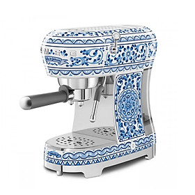 Mua Máy pha cafe Espresso SMEG ECF02DGBEU họa tiết Dolce&Gabbana xanh gốm Hàng chính hãng