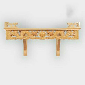 Mua Bàn thờ treo tường  kệ treo tường thờ cúng gỗ pơ mu bao gồm chân đỡ ngang 69 sâu 41 cm