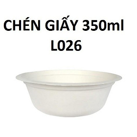 Mua Chén giấy bã mía Thái Lan 350ml (50 cái/xấp) - thương hiệu Gracz