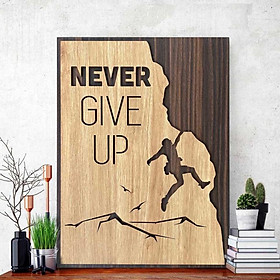 Mua Tranh động lực CARINA T073- Never Give Up