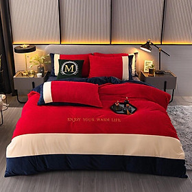 Bộ vỏ chăn ga vỏ gối nỉ cao cấp - Hàng uy tín