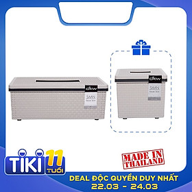 Mua Combo Hộp đựng khăn giấy chữ nhật & hộp đựng khăn giấy vuông sang trọng DKW Made in Thailand