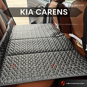 Đệm Nằm ô tô KIA CARENS - Thiết kế 4 Khay Dọc Trợ Lực - Đệm không bơm như đệm hơi ô tô