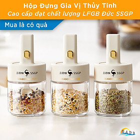 Mua Hộp Lọ Hũ Đựng Gia Vị Thủy Tinh Thông Minh Cao Cấp Đạt Chất Lượng LFGB Đức SSGP
