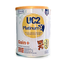 Sữa bột UC2 Platinum Gain+ lon 800g (cải thiện cân nặng cho bé, dành cho trẻ từ 1 tuổi trở lên)