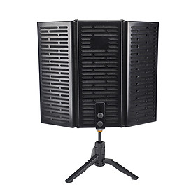 Tấm Chắn Cách Âm Cho Micro Thu Âm - Đen