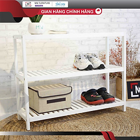 KỆ GIÀY GỖ ĐA NĂNG LẮP RÁP 3 TẦNG 800 - BENCH 3F 800