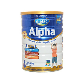 HỘP SỮA BỘT VINAMILK DIELAC ALPHA 4 900G CHO TRẺ TỪ 2- 6 TUỔI