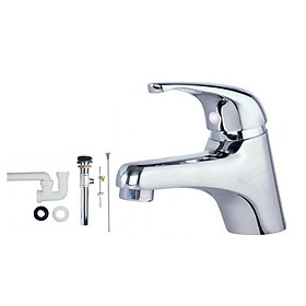 Vòi lavabo lạnh tay gật gù Caesar B109CP đã bao gồm bộ xả ty và dây cấp