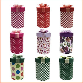 Hộp quà Tròn (cao) Phượng Hoàng T005 - 9,5 x 14 cm - Giao màu ngẫu nhiên