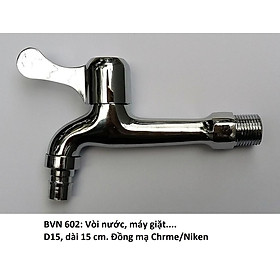 Vòi nước bằng đồng mạ chrome BVN 602