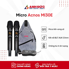 Mua Micro Không Dây Acnos MI30E (2 Micro UHF + Vang Số Chỉnh Cơ Tích Hợp) - Hàng Chính Hãng