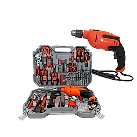 BỘ MÁY KHOAN ĐA NĂNG CAO CẤP HAKAWA 850W - KHOAN TƯỜNG, BÊ TÔNG, SẮT, GỖ - FULL PHỤ KIỆN