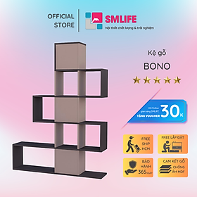 Mua Giá sách gỗ công nghiệp thiết kế đẹp hiện đại SMLIFE Bono