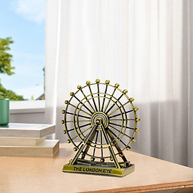 Rotatable  Wheel Statue  Figurine Sculpture Collectable Ornament Home Decor  Wheel Model for Tabletop Office Shelf Souvenir