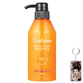 Dầu Xả khô dưỡng và tạo kiểu Tóc Confume Hair Lotion Hàn Quốc 400ml + Móc khóa