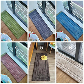 Mua Thảm Lau Chân Thảm Cửa Chùi Chân Len Dầy Thấm Hút Tốt size 45x120cm