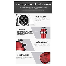 Máy hủy rác,nghiền thức ăn thừa thải cống rãnh