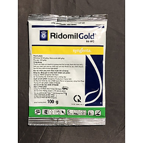 THUỐC TRỪ BỆNH RidomilGold syngenta trị Sương Mai, Thán thư, Loét sọc mặt cạo, Chết cây con, Chết nhanh trên cây trồng (100gr)