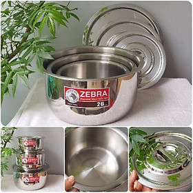Mua Thố Inox có nắp zebra Indian Chính Hãng Thái Lan