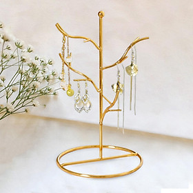 Jewelry Stand Rack Jewelry Holder, Stores Display Earring Necklace Holder Jewelry Shelf, Tabletop Jewelry Organizer for Dresser Tabletop Shops