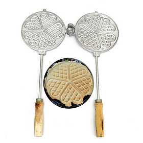 Mua Khuôn Làm Bánh Kẹp Tàn Ong Bánh Nướng Waffle Ăn Kem Thơm Ngon