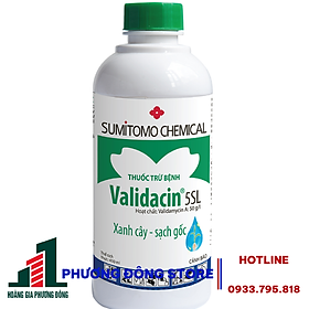 Thuốc trừ bệnh Validacin 5SL - chai 100ml, chai 450ml, 5 lít