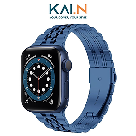 Mua Dây Đeo Thép Dành Cho Apple Watch Ultra / Apple Watch Series  Kai.N DouBead Steel Band - Hàng Chính Hãng