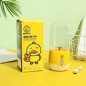 Mua Máy xay mini cầm tay hình vịt vàng 4 lưỡi cực mạnh