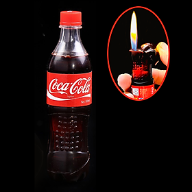 Hột quẹt bật lửa hình chai nước ngọt cocacola mini - xài gas