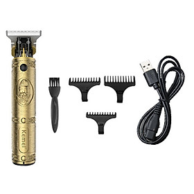 Kemei Pro Li Outliner Electric USB T-Blade Hair Styling Cutting Clippers