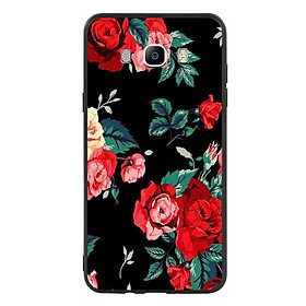 Ốp Lưng Viền TPU Dành Cho Samsung Galaxy J7 2016 - Rose 01