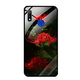 Ốp Lưng Kính Cường Lực cho Realme 3 Pro - 0593 HOABINGAN04 - Hàng Chính Hãng