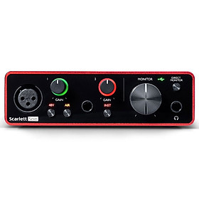 Sound Card thu âm Focusrite Scarlett Solosound card thu âm thế hệ 3