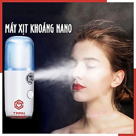 Máy Mini Cầm Tay Xông Hơi Xịt Khoáng Nano Tạo Ẩm Dưỡng Da Mặt Tiện Lợi