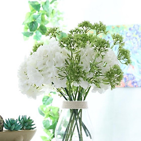 Cành hoa tiểu hồi màu xanh lá cao 53cm đẹp sinh động, dùng trong hoa decor thiết kế, hoa bó cô dâu