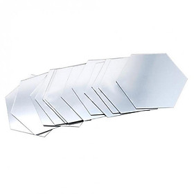 Mua Bộ 6 Sticker Tráng Gương Dán Tường Hình Lục Giác 3d