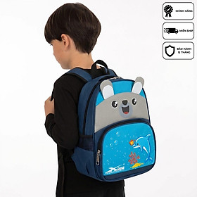Balo Học Sinh Xbags Dolphin XB 3020 Cao Cấp – Balo Trẻ Em Hình Cá Heo Dễ Thương, Chống Nước, Nhẹ Nhàng Đi Học!
