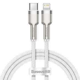 Cáp Sạc Baseus Cafule Series Metal Data Cable Type-C to iP 20W - Hàng Chính Hãng