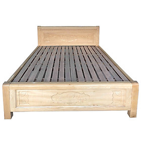 Mua Giường Ngủ Gỗ Sồi Nga 1m6x2m Màu Tự Nhiên