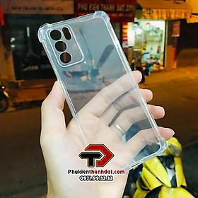 Ốp lưng dành cho OPPO Reno6 5G, Reno6 Z 5G trong suốt chống sốc bảo vệ camera sau