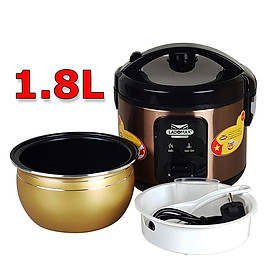 Nồi cơm điện 1.8L Ladomax HA-7818 lòng niêu chống dính, dành cho 4 - 6 người ăn - Hàng chính hãng