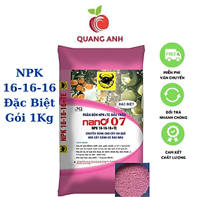 Mua 1kg Phân bón Đầu Trâu NPK 16-16-16 +TE (Đặc Biệt) chuyên cho cây ăn quả  hoa cây cảnh và rau màu