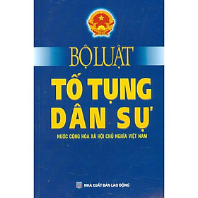 Hình ảnh sách Bộ Luật Tố Tụng Dân Sự  Nước Cộng Hòa Xã Hội Chủ Nghĩa Việt Nam