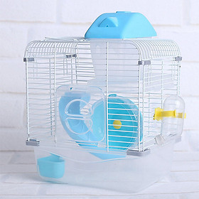 Lồng Hai Lớp Cho Chuột Hamster - Xanh Dương